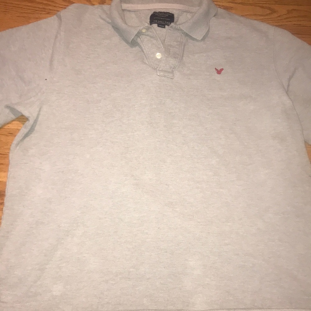American Eagle long sleeve polo
